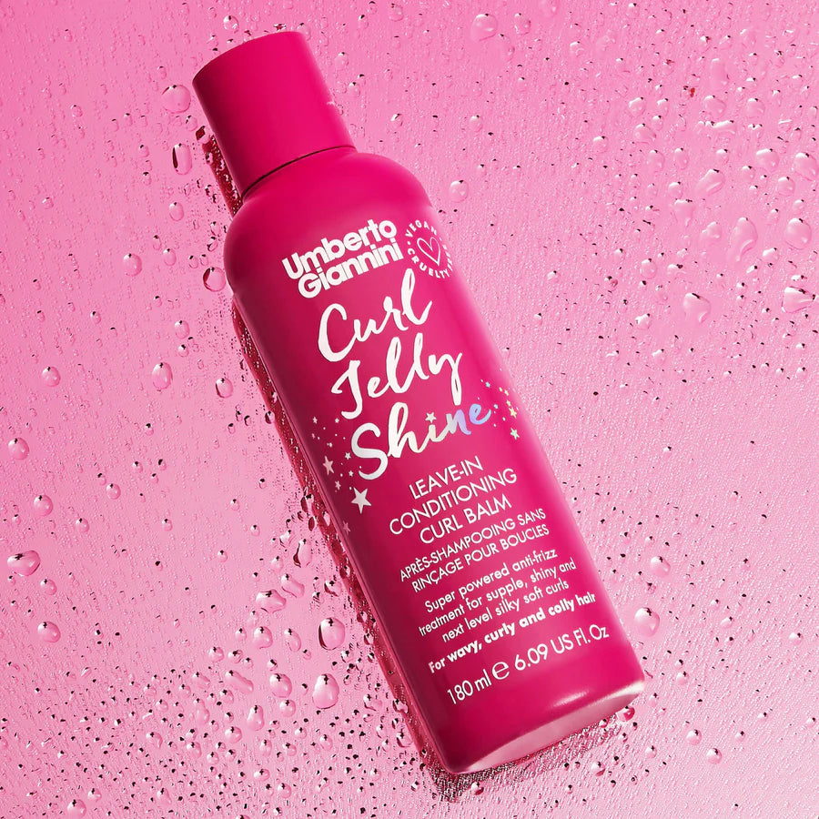 Umberto Giannini Curl Jelly Shine Leave-In Conditioning Curl Balm 180ml-Leave-in Cream-Aladin Beauty
