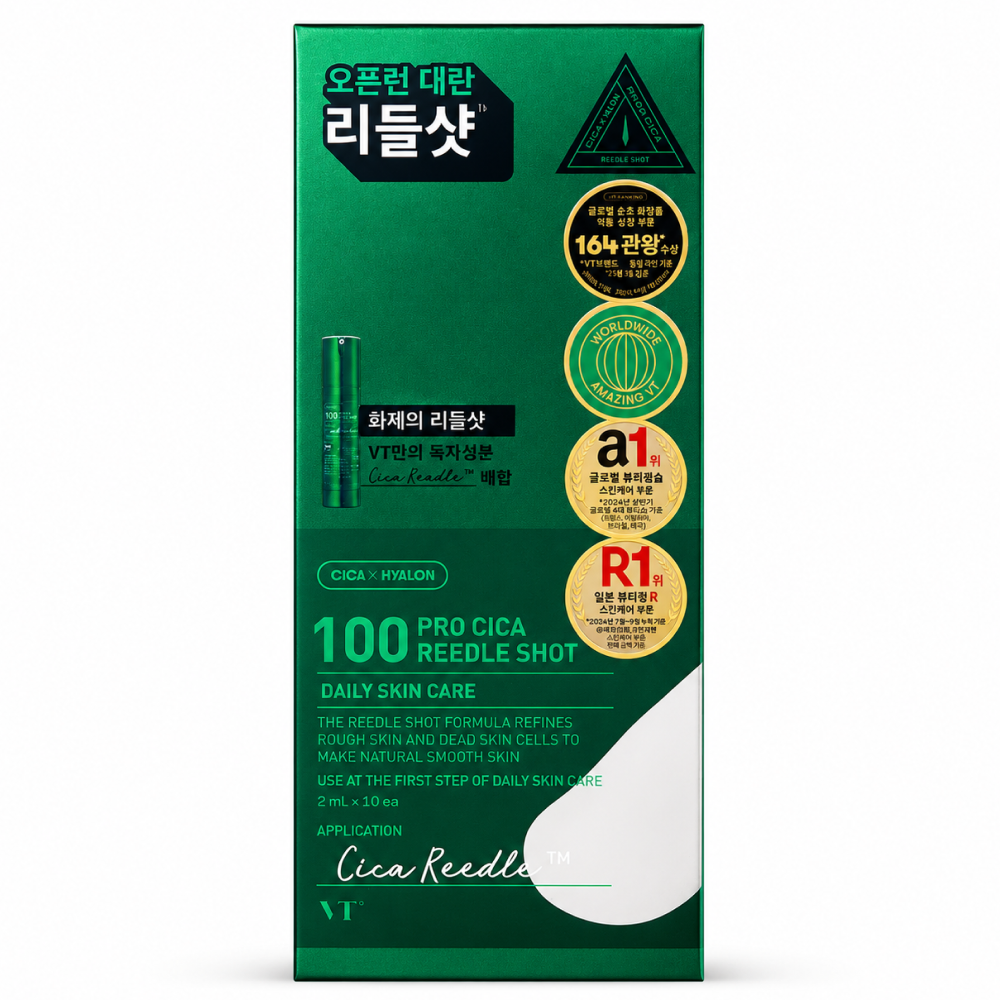 Vt Cosmetics 100 Pro Cica Reedle Shot 2ml X 10 Stück
