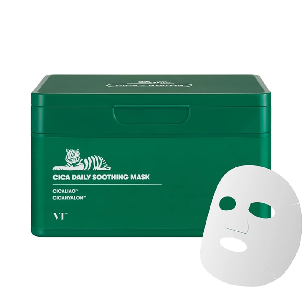 Vt Cosmetics Cica Daily Soothing Mask - 30 Blatt