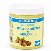 Yari Natürliche rohe Shea Butter & Arganöl 250ml