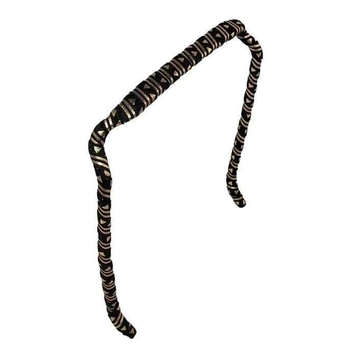 Zazzy Bandz Schwarz und Gold Aztec