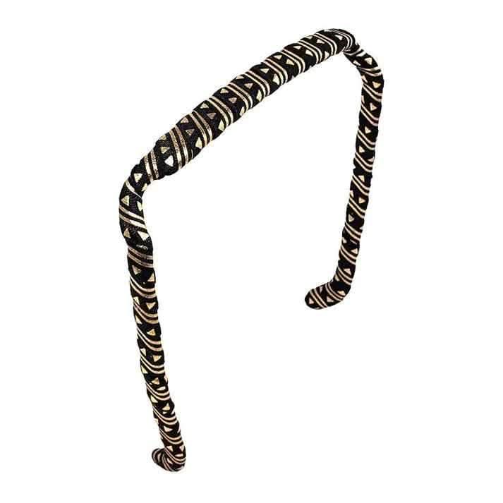Zazzy Bandz Black and Gold Aztec - Aladin Beauty