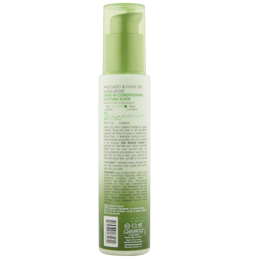 Giovanni 2Chic Ultra Moist Feuchtigkeitsspendendes Leave-in Pflege- & Styling-Elixier 118ml