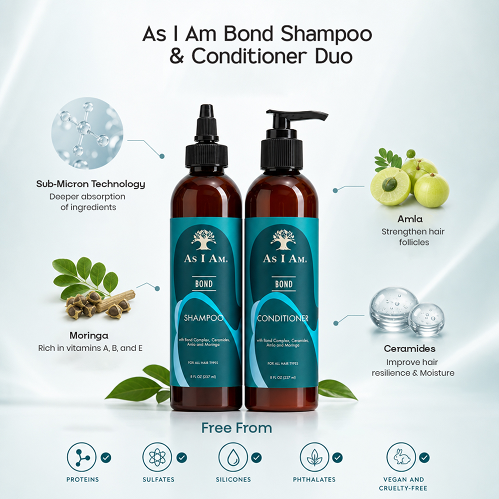 As i Am Bond Shampoo & Conditioner Duo