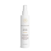 White Innersense Hair Love Prep Spray bottle with gold sunburst logo, 6.7 fl oz.