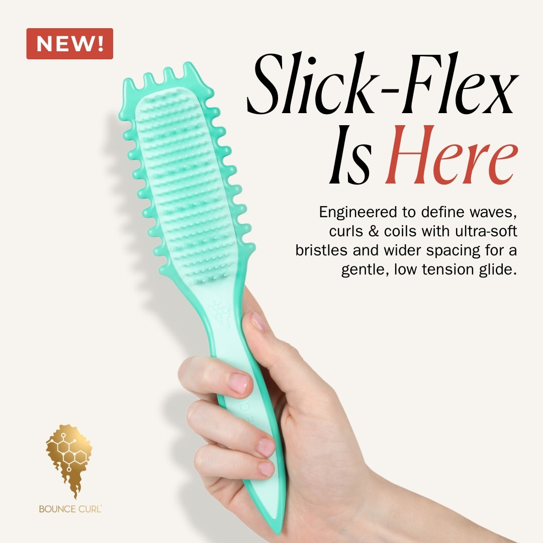Bounce Curl Slick-Flex Define EdgeLift Brush Teal-Styling Brush-Aladin Beauty