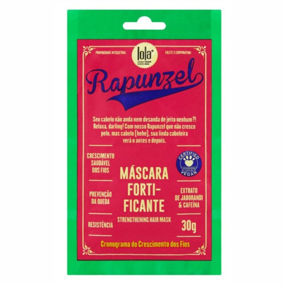 Lola Cosmetics Rapunzel Sachet Box Fortifying Mask 10*30g