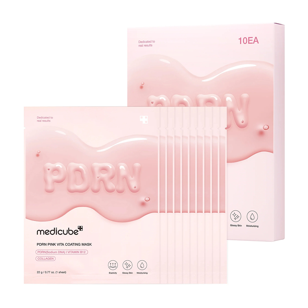 Medicube PDRN Pink Vita Coating Maske 28g Einzelpackung