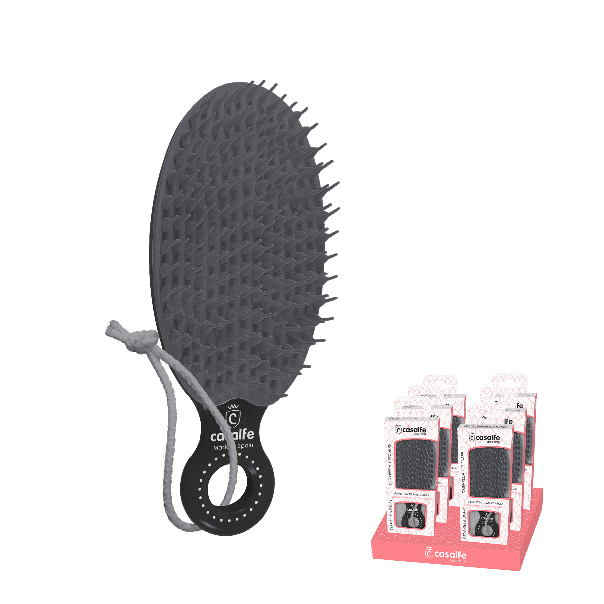Casalfe Black Brush Entwirrt und verbessert die Maskenwirkung