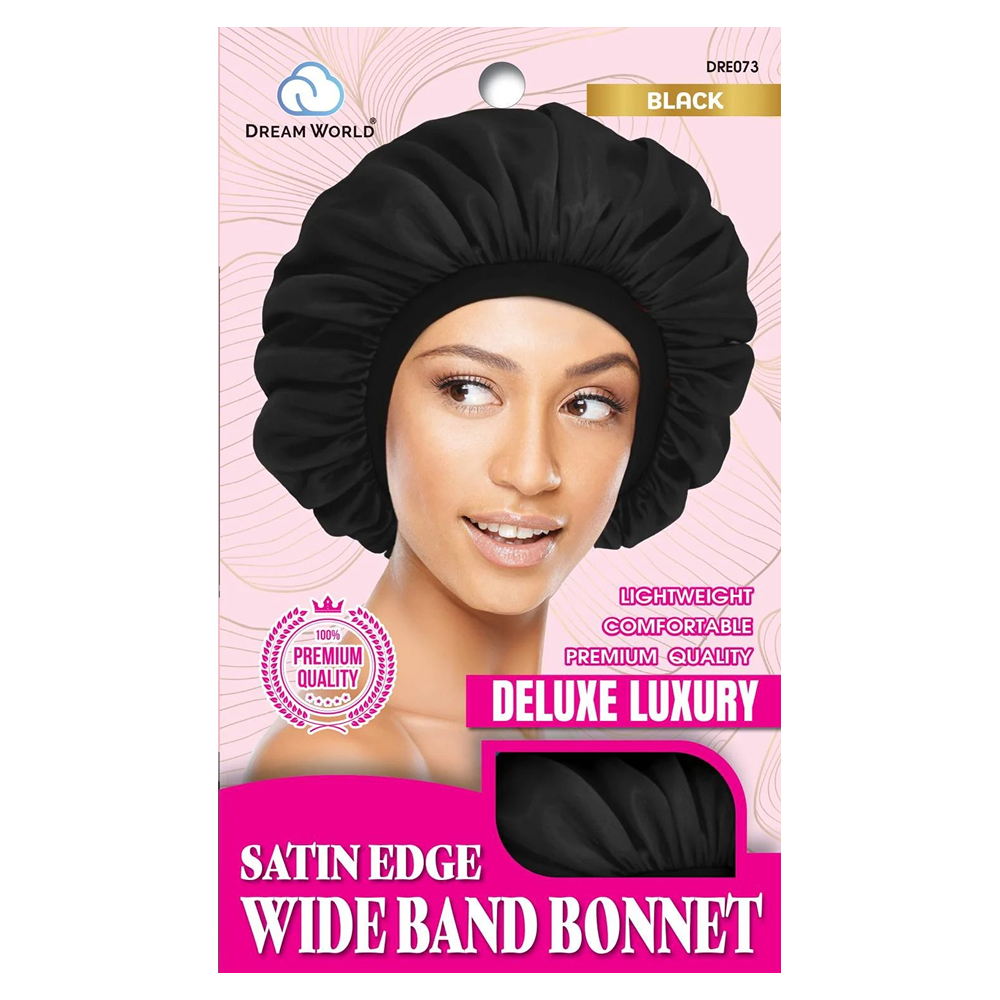 Dream World W-Wide Band Bonnet Satin-All-Aladin Beauty