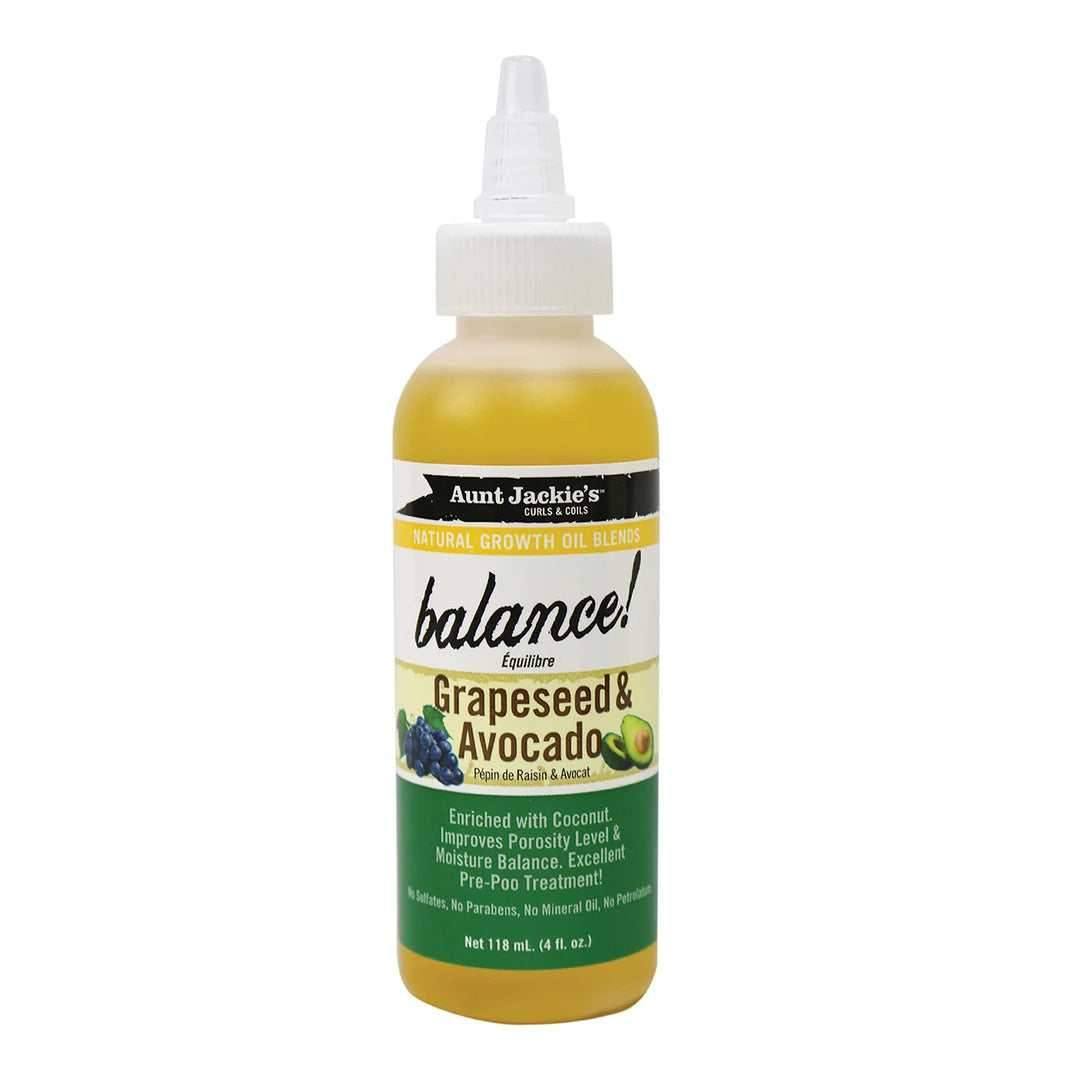 Aunt Jackie's Balance! Grapeseed & Avocado Oil 118ml - Aladin Beauty