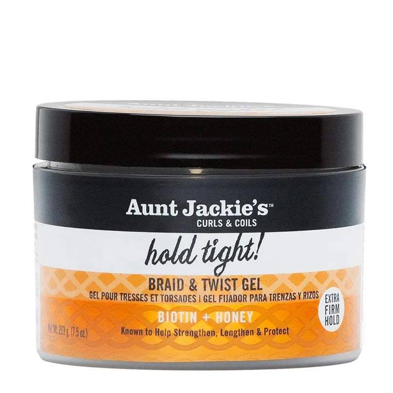 Aunt Jackie's Biotin & Honey Hold Tight Braid & Twist Extra Firm 237ml - Aladin Beauty