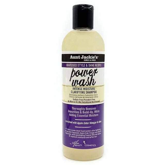 Aunt Jackie's Grapeseed Power Wash Intense Moisture Clarifying Champú 355ml - Aladin Beauty