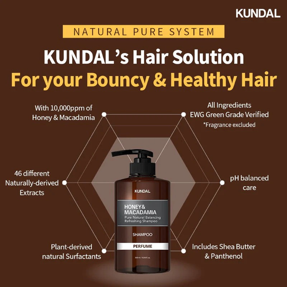Kundal Honig & Macadamia Natur Shampoo 500ml