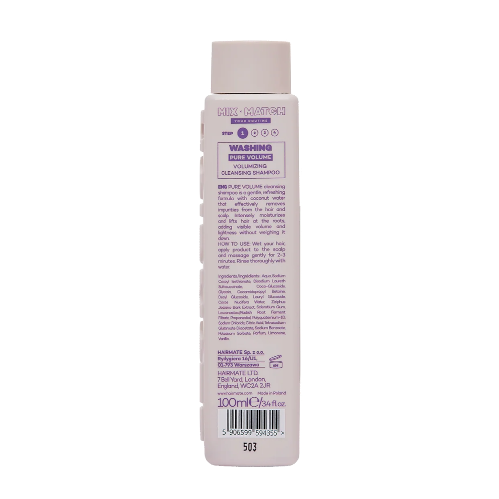 Hairmate Pure Volume Shampoo Mini 100ml