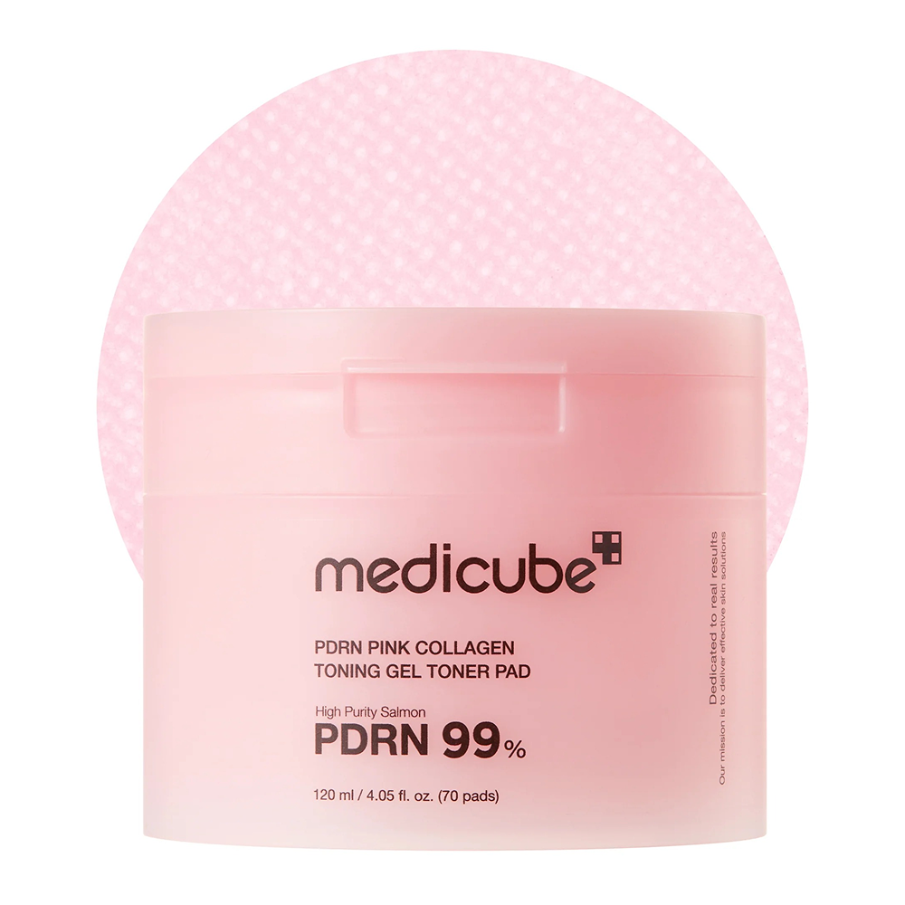 Medicube PDRN Pink Collagen Toning Gel Toner Pad 70 Pads
