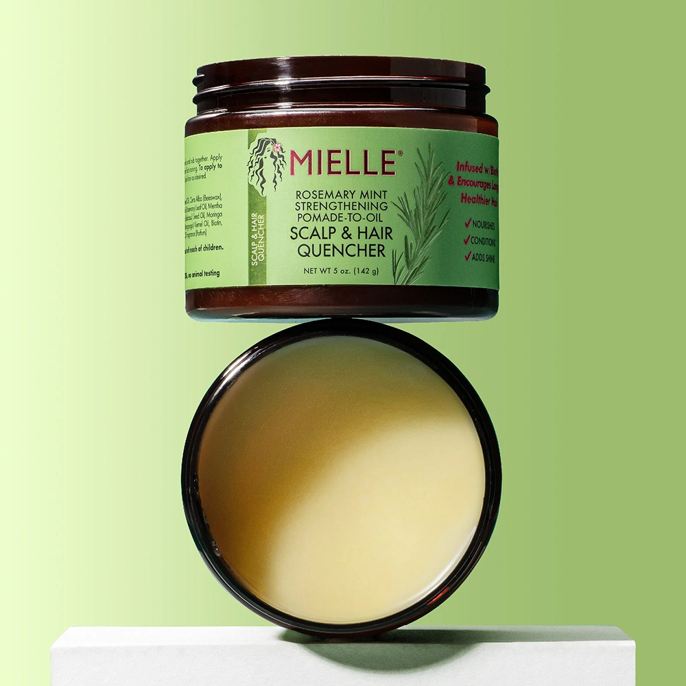 Mielle Rosemary Mint Pomade to Oil Hair & Scalp Quencher 142g-Hair Oil-Aladin Beauty