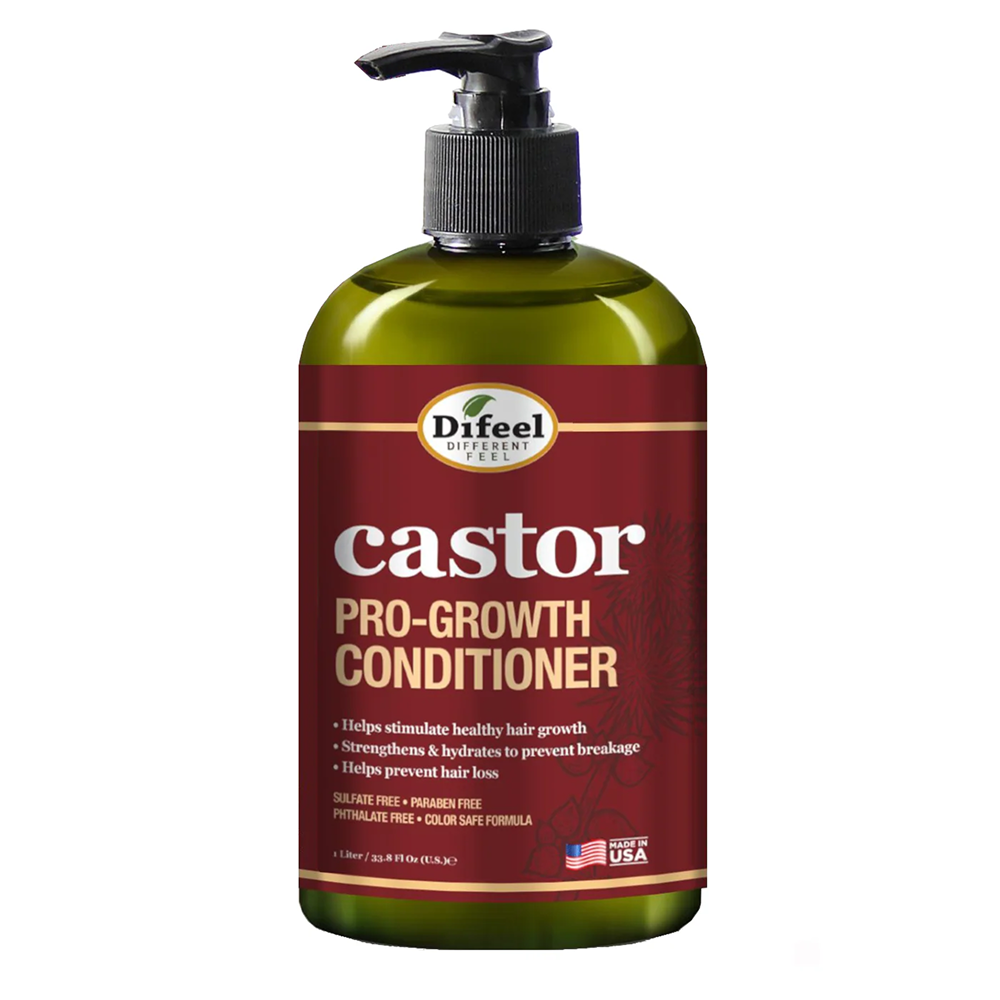 Difeel Castor Pro-Growth Shampoo 12oz-All-Aladin Beauty