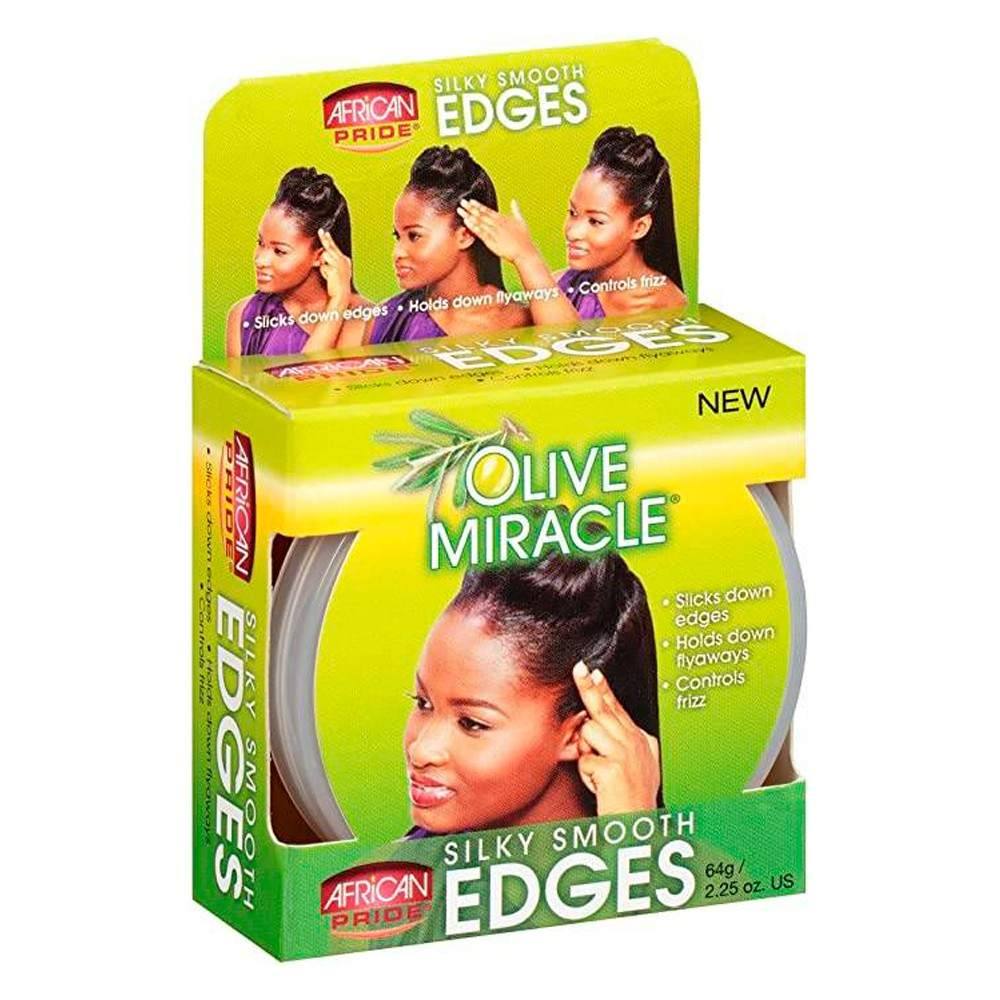 African Pride Olive Smooth Edges Control Gel