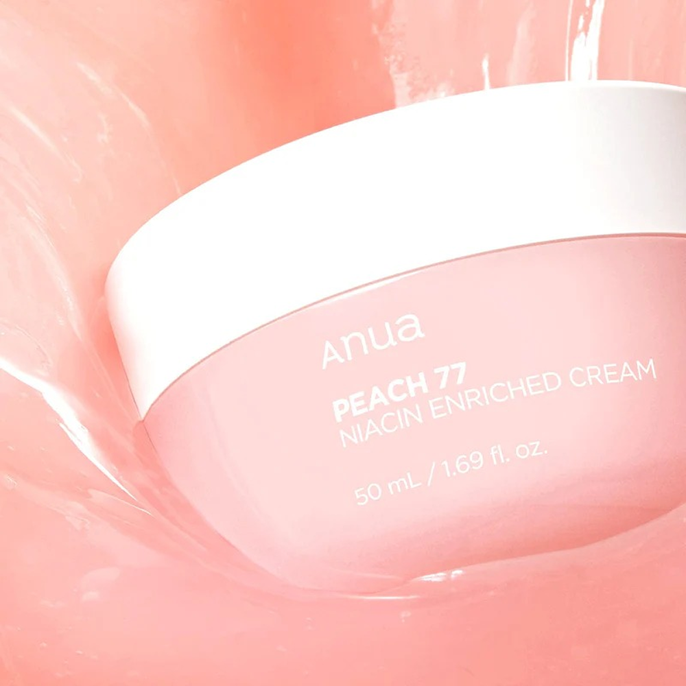 Anua Peach 77% Niacin Enriched Cream - 50ml-Collagen Glow Moisturizer-Aladin Beauty