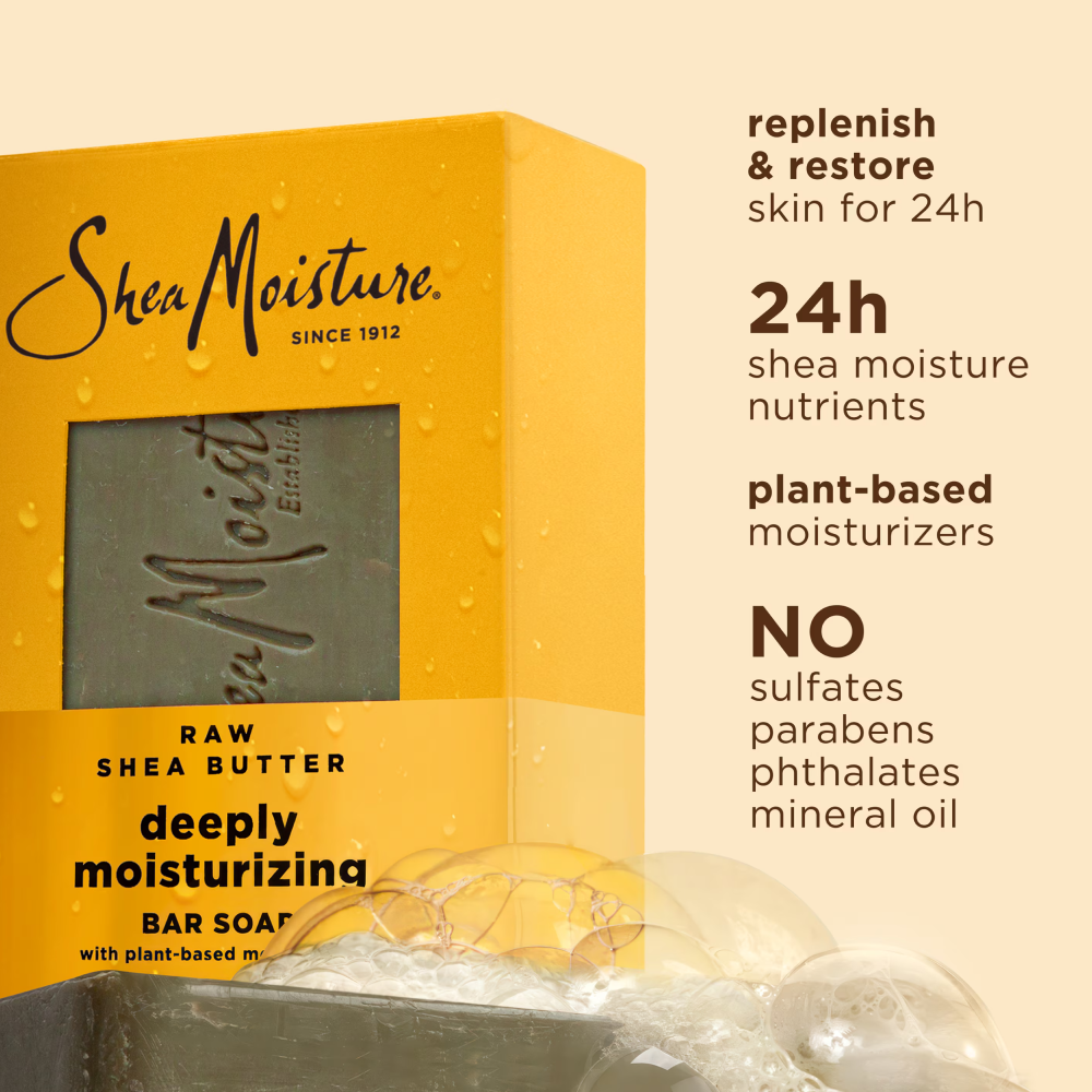 Shea Moisture Rohe Sheabutter Seife 227g
