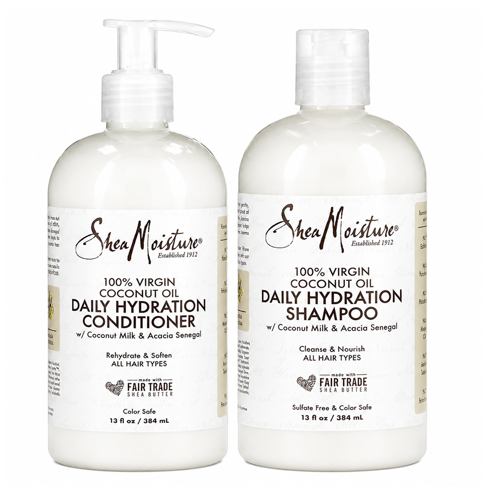 Shea Moisture 100% Virgin Coconut Oil Daily Hydration Combo Pack