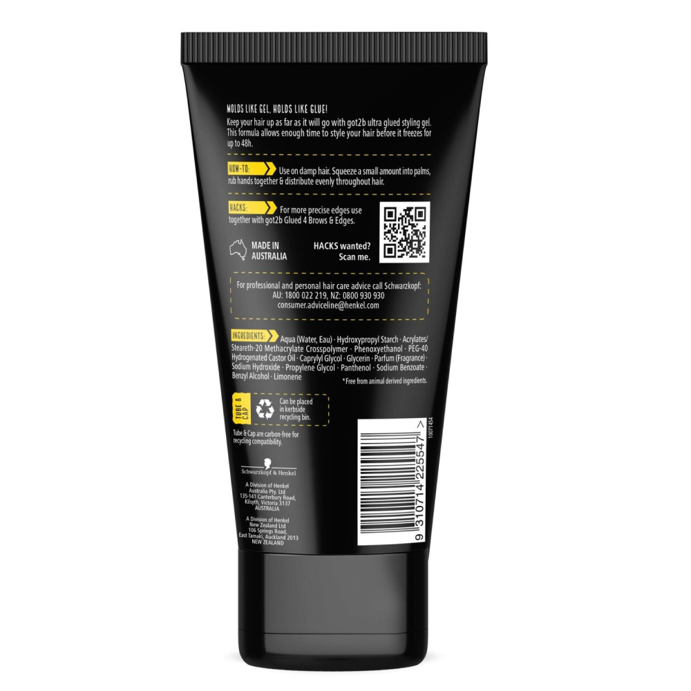 Schwarzkopf Got2b Ultra Glued Styling Gel 150ml-All-Aladin Beauty