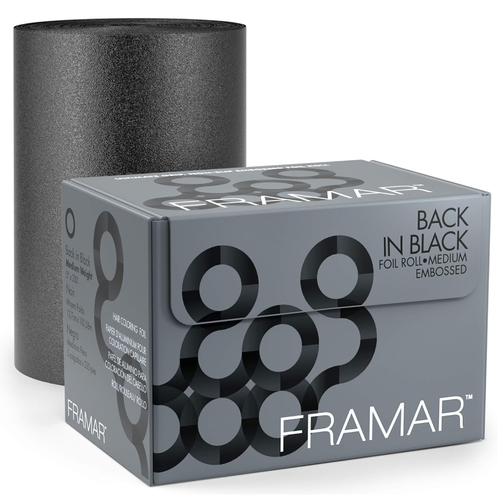 Framar schwarze Folienrolle 12,7 cm x 100,58 m