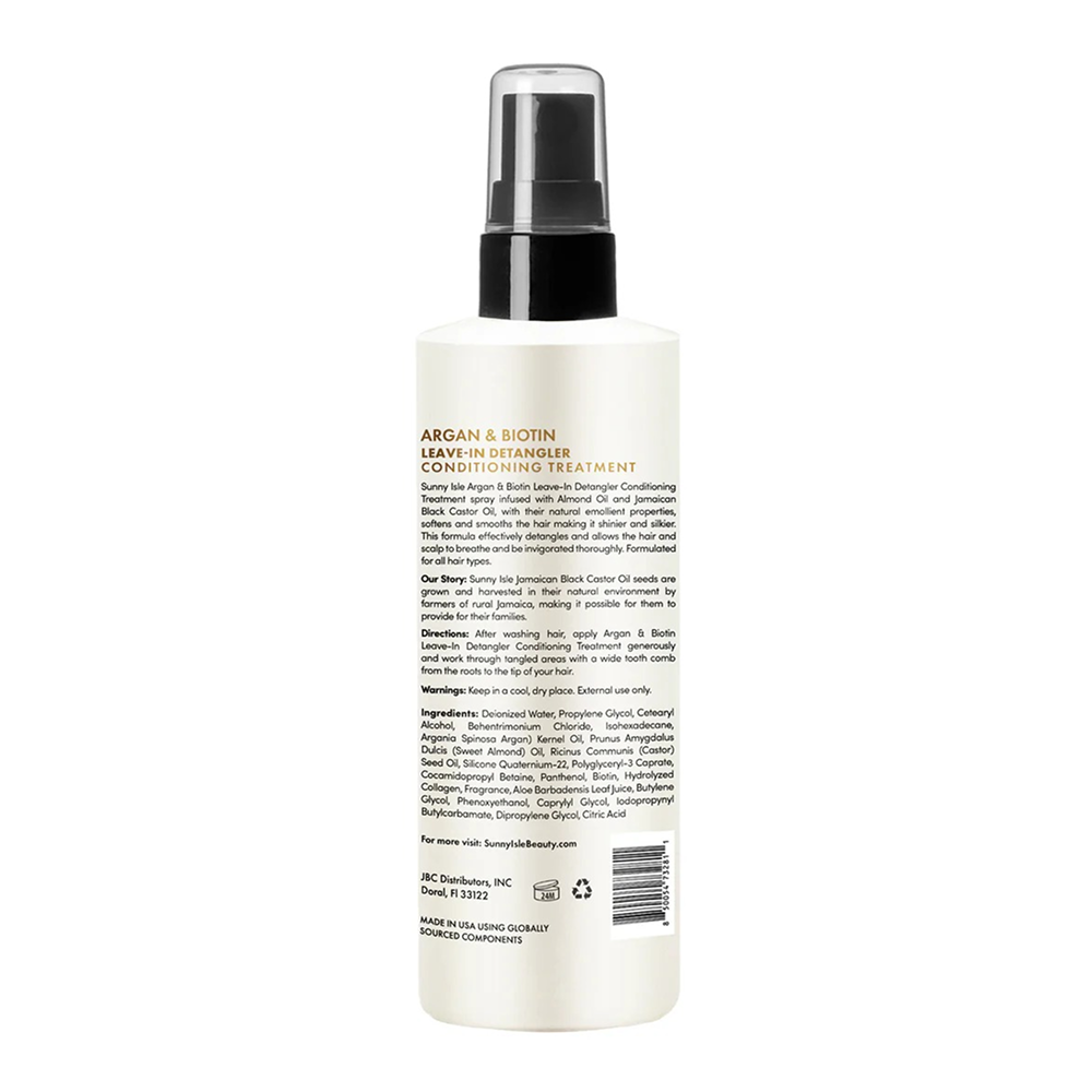 Sunny Isle Argan & Biotin Leave-In Detangler Conditioning Treatment 226ml-All-Aladin Beauty