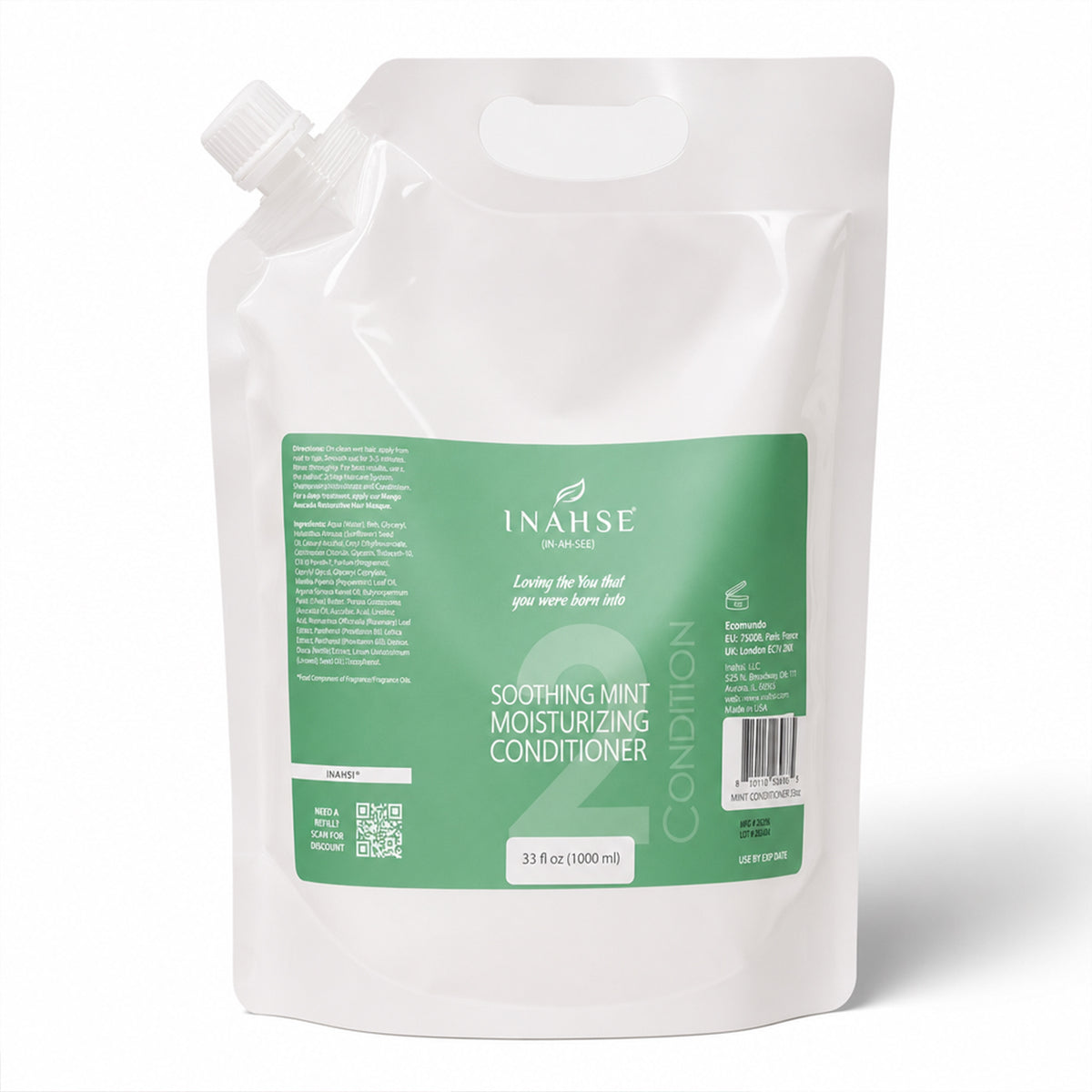 Inahsi Naturals Soothing Mint Feuchtigkeitsspendender Conditioner