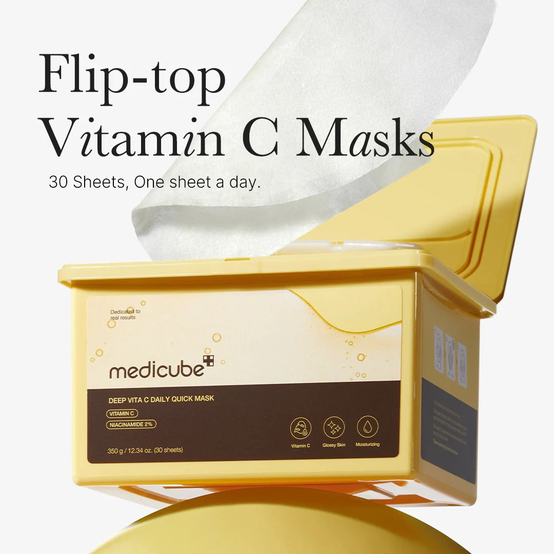 Medicube Deep Vita C Tägliche Quick Maske 30 Stück