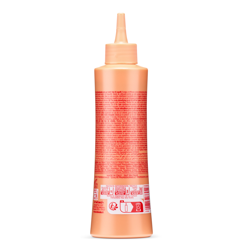 Fanola Detox Kopfhautpeeling Fluid Gel Vitamine Energie 195ml
