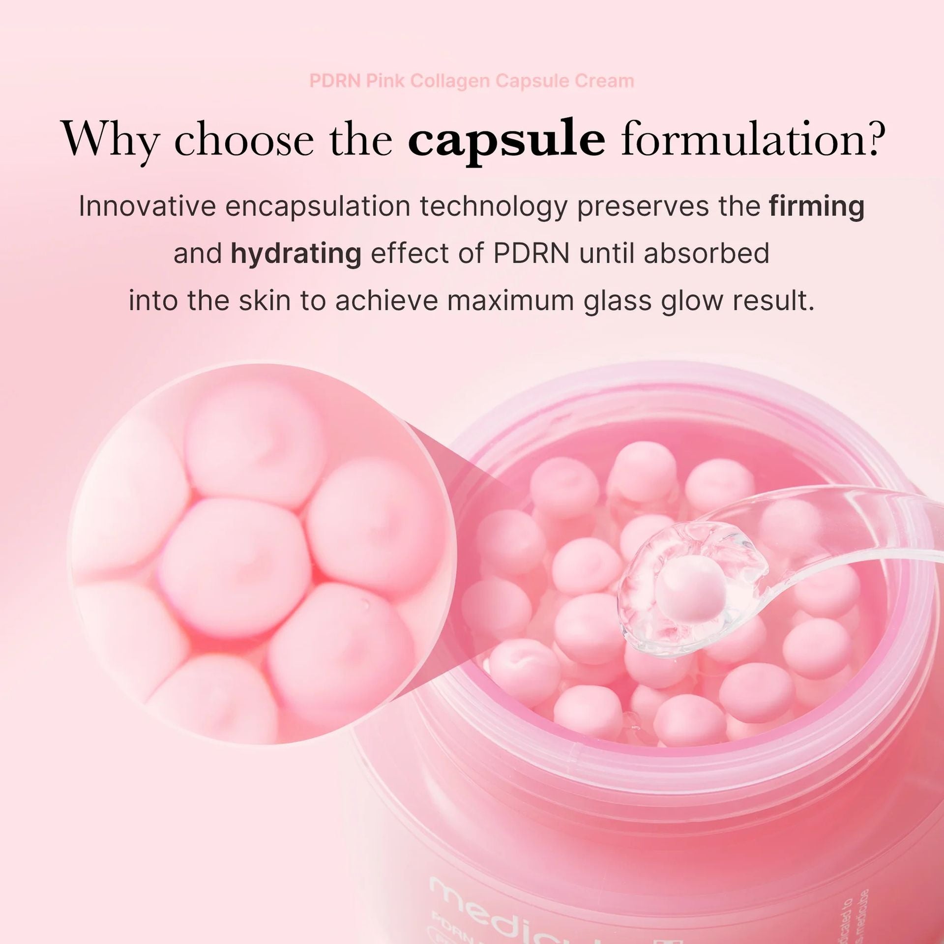 Medicube Medicube Pdrn Pink Collagen Capsule Cream 55g-Collagen Glow Moisturizer-Aladin Beauty