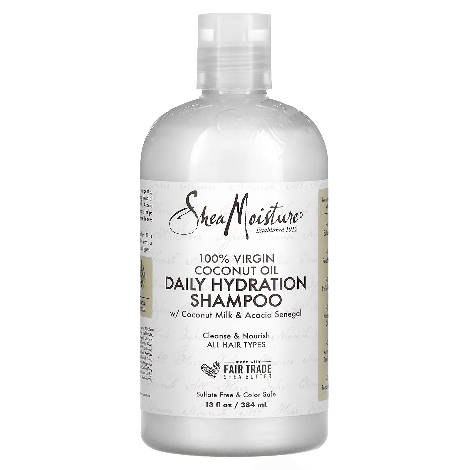 Shea Moisture 100% Virgin Coconut Oil Daily Hydration Shampoo 384ml