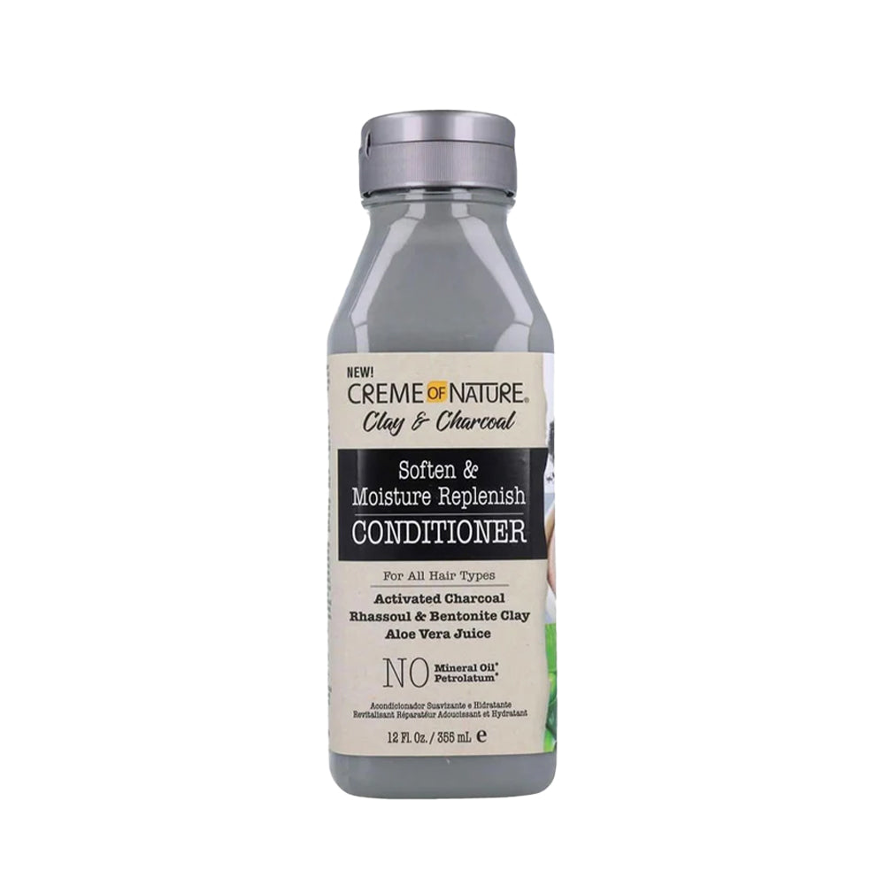 Creme of Nature Clay & Charcoal Soften & Moisture Replenish Shampoo 355ml