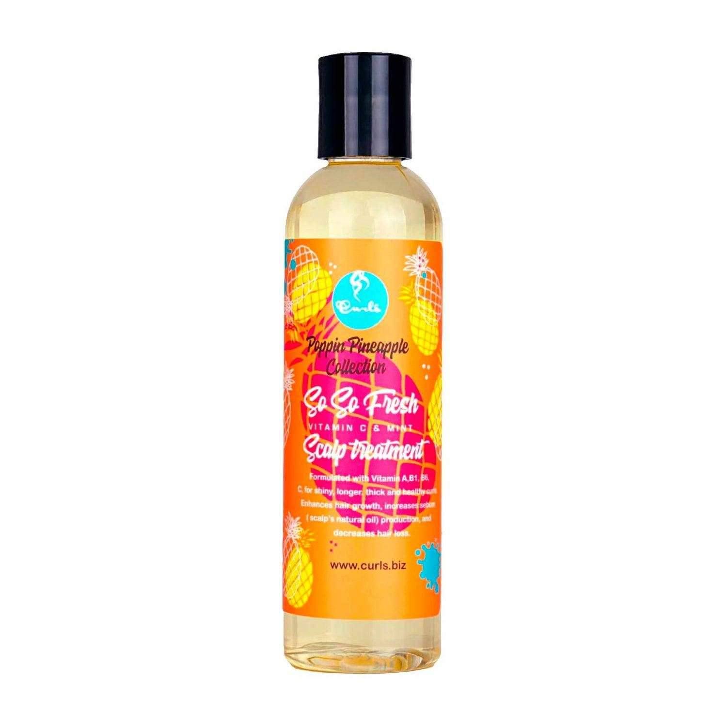 Curls Poppin Pineapple So So Fresh Vitamin C + Mint Scalp Treatment 118ml - Aladin Beauty