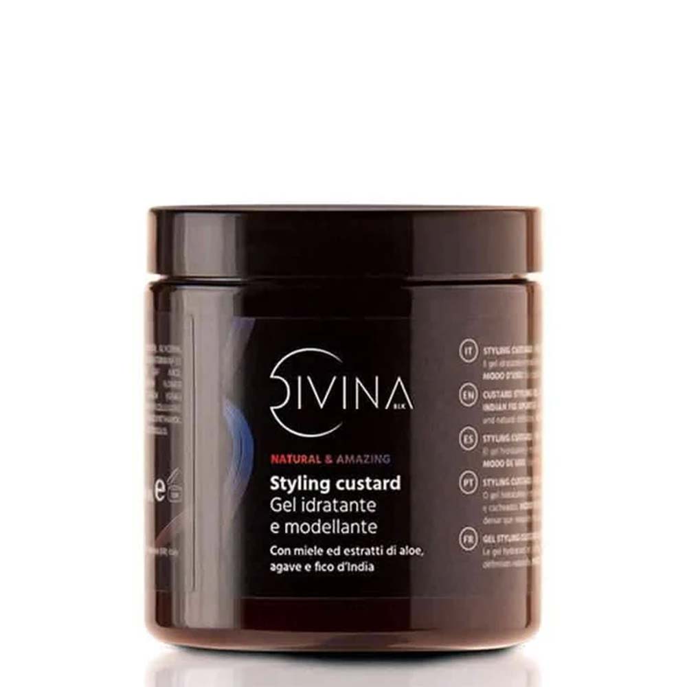 Divina BLK Styling Custard Feuchtigkeitsspendendes & definierendes Gel 250ml