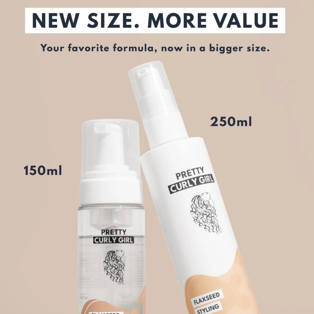Pretty Curly Girl Leinsamen Styling Schaum 150ml