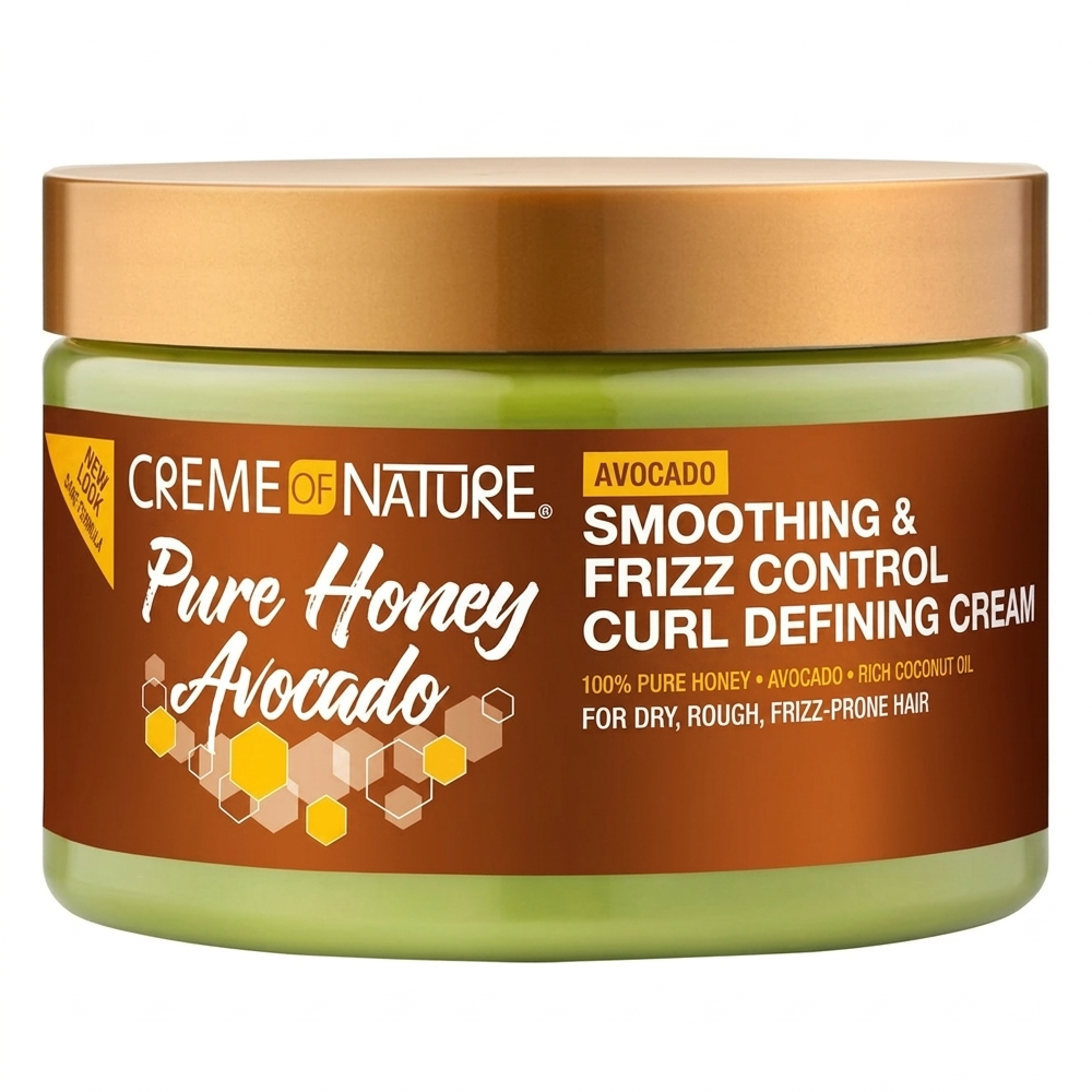 Creme of Nature Pure Honey Hair Food Avocado Curl Cream 326g