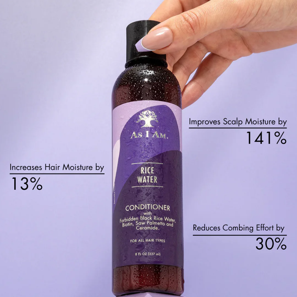 As I Am Rice Water Conditioner 237ml-Moisturizing Conditioner-Aladin Beauty