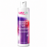White 250ml Curly Girl Movement Moisture Conditioner Light bottle with purple and red label.