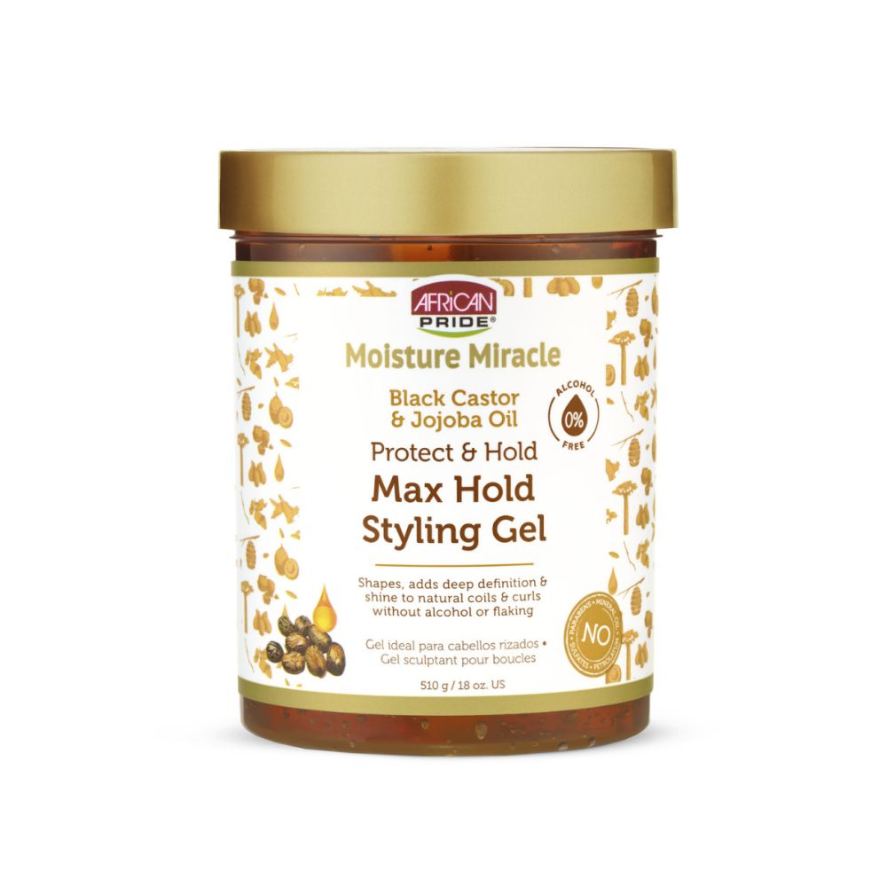 African Pride Moisture Miracle Black Castor & Jojoba Oil Gel 510g