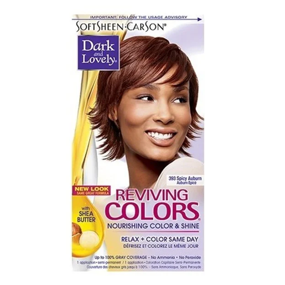 Dark & Lovely Reviving Hair Color #393 Auburn-All-Aladin Beauty