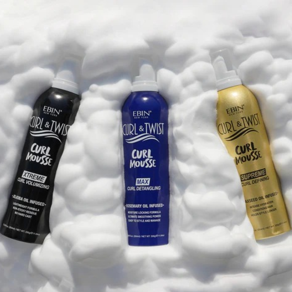 Ebin Curl Mousse Defining 354ml-Styling Mousse-Aladin Beauty