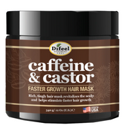 Difeel Caffeine and Castor Faster Growth Hair Mask 12oz-All-Aladin Beauty