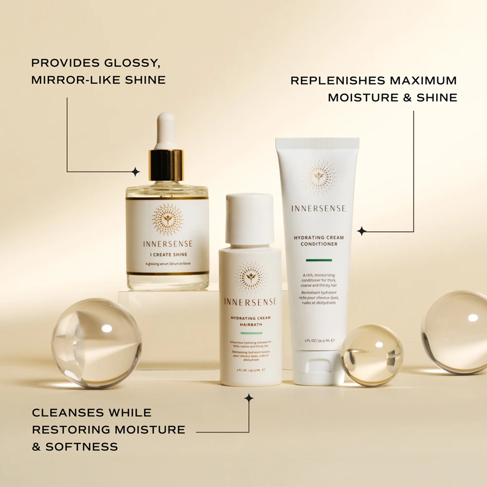 Innersense Hydrate+Shine Kit-Hair Care Kit-Aladin Beauty