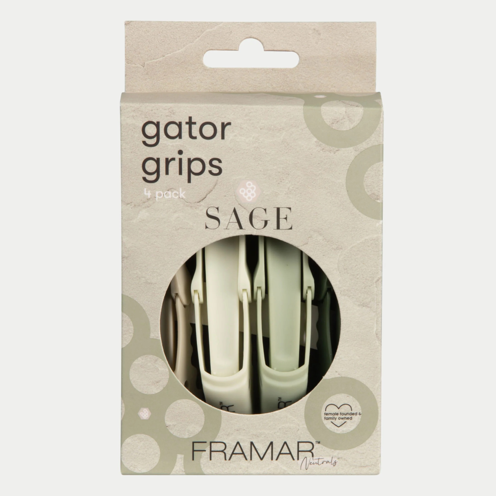 Framar Gator Grips Neutrals Salbeigrün 4er-Pack