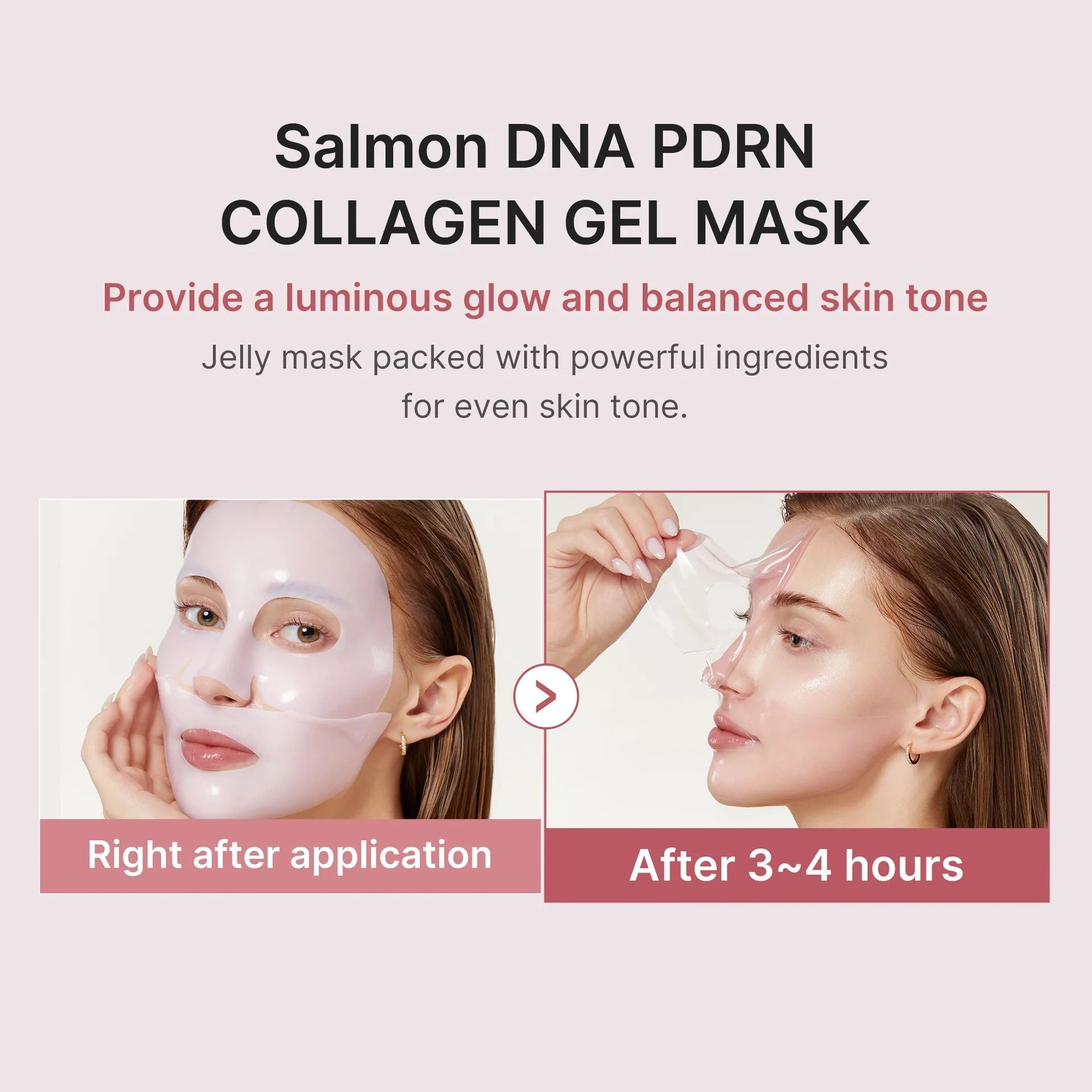 Medicube Pdrn Pink Collagen Gel Mask - 4 Sheets