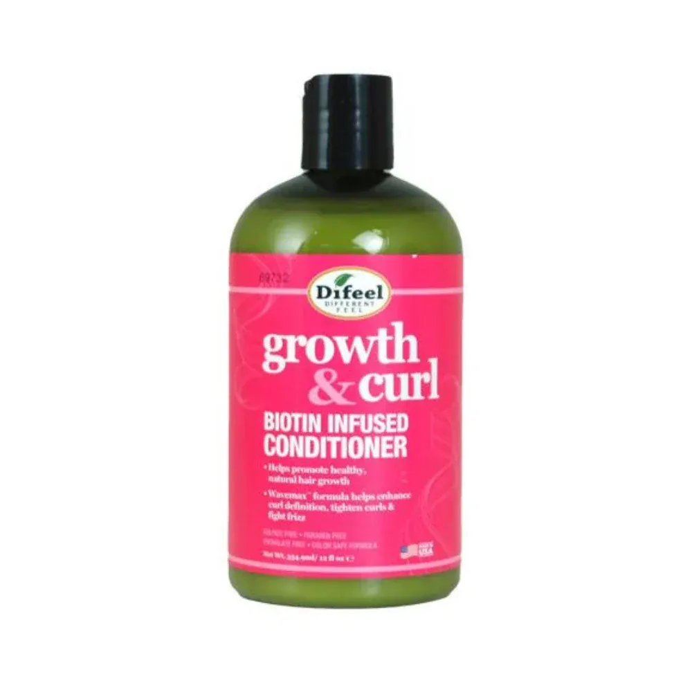 Difeel Growth and Curl Biotin Conditioner 12oz-All-Aladin Beauty
