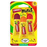 Carmex Lip Balm Mini Assorted 3-Pack Tube-All-Aladin Beauty